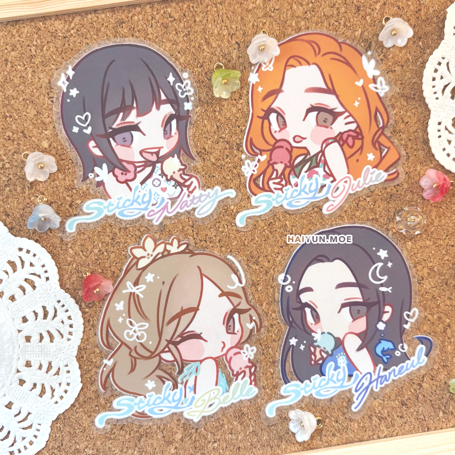 Kiss of Life Sticky Clear Stickers — haiyun